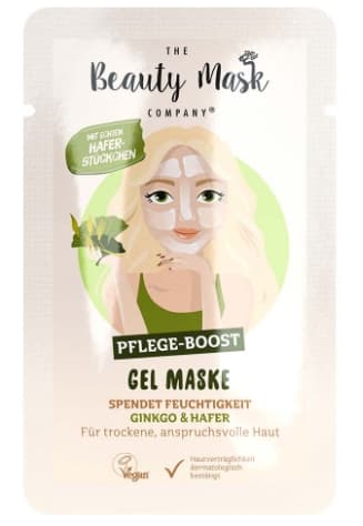 Gelmask med Ginkgo & Havre för Skönhet och Återfuktning - 15 ml