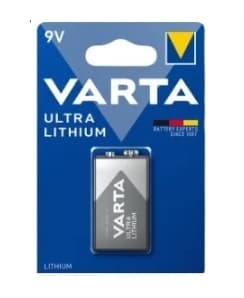 Varta Ultra Lithium 9V Batteri, 1 stk.