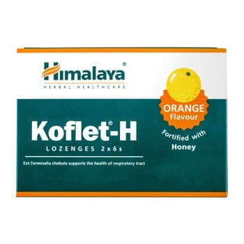 Himalaya Koflet-H Citronpastiller - 12 st för lindring vid hosta