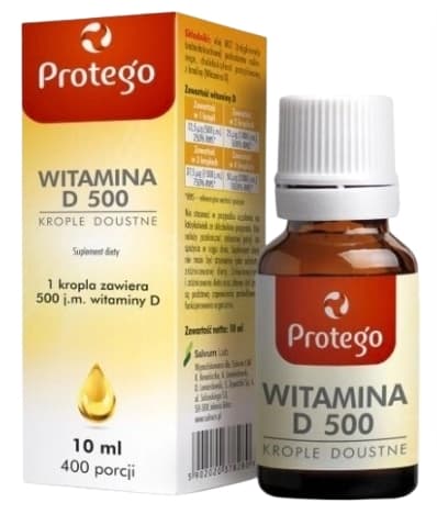Protego D-Vitamin 500 Droppar, 10 ml