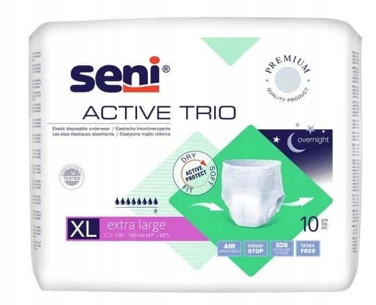 Seni, Inkontinensskydd Active Trio XL, 10 stycken