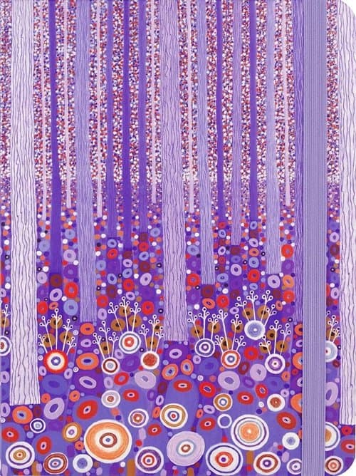 Violettimetsä - Keskikokoinen Muistikirja