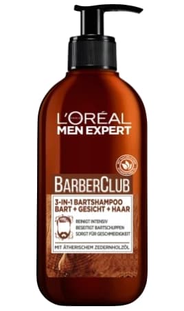 L'Oréal Men Expert Skäggshampo 3-i-1 - Djuprengörande och återfuktande för skägg och ansikte - 200 ml