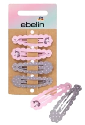 Ebelin, Hårnålar i prickigt mönster, 4-pack