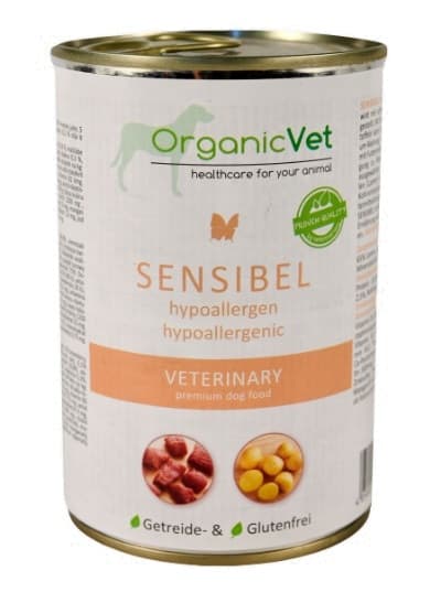 Ekologisk Veterinär, Kyckling, Hypoallergisk Blötmat för Hundar, 400 g