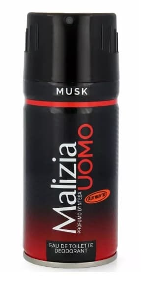 Musk-Deodorant för Män, Malizia Uomo, 150ml från Tyskland