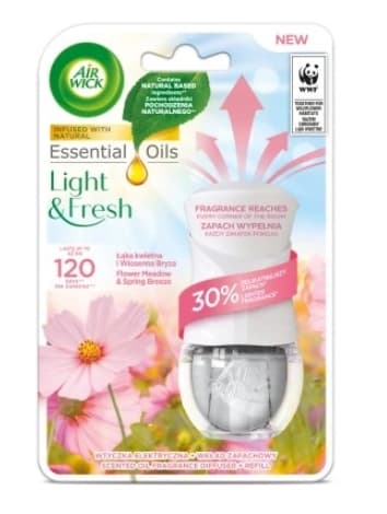 Air Wick Elektrisk Lufterfrisker Light & Fresh - Blomstereng og Forårsbrise.
