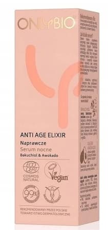Endast Naturligt Anti-Åldrande Nattserum, 30 ml