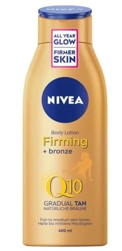 Nivea Rig på Q10 Opstrammende Lotion med Solbrun Effekt, 400 ml.