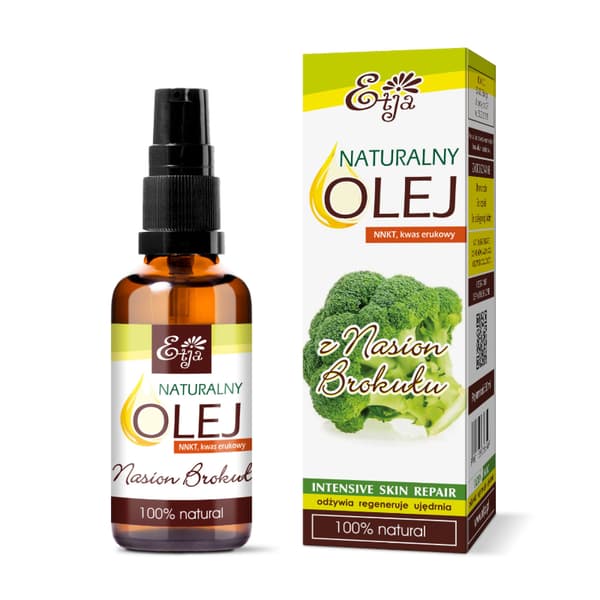 Broccolifröolja, Kallpressad, Naturlig Skönhetsbehandling, 50 ml