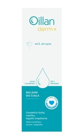 Oillan Derm+ Kroppsbalsam, 200 ml