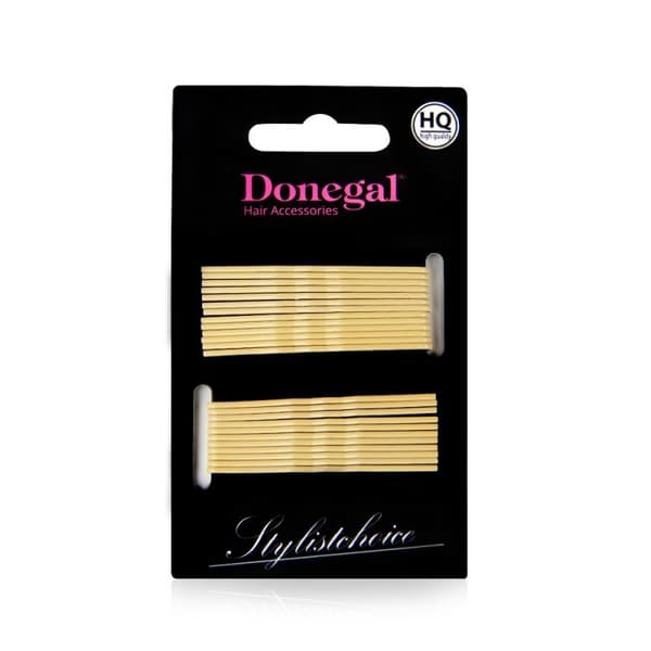 Donegal Hårelastikker Beige 5cm 5092, 24 stk.