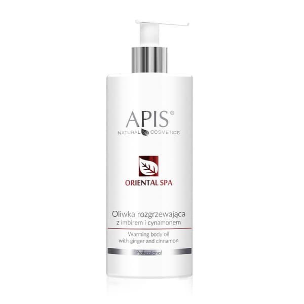 Apis Orientalisk Spa Uppvärmningsolja med Ingefära och Kanel, 500ml