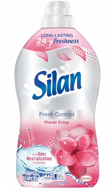 Silan Floral Crisp - Fugtgivende stofskyllemiddel, 1364 ml.