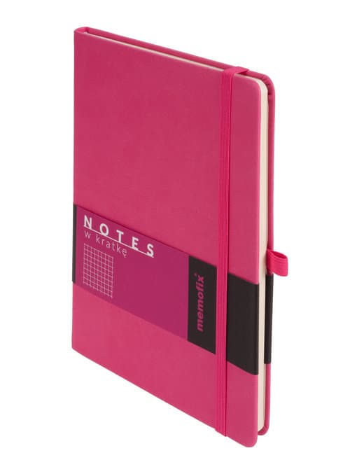 Memofix A5 notes i lyserød kortformat