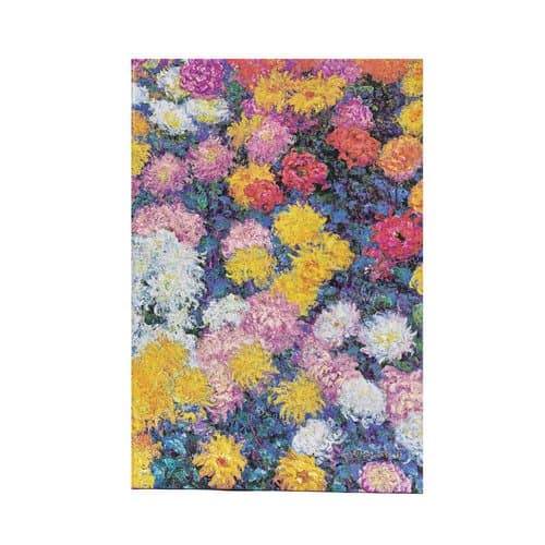 Notesbog med linjer fra Paperblanks Monet's Chrysanthemums Mini.