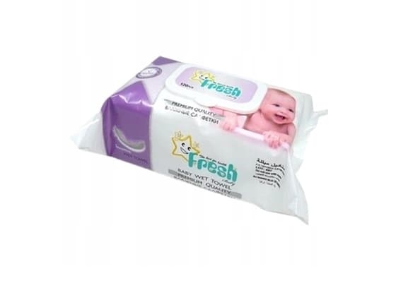 Frisk Baby, Fugtgivende Servietter med Klips, 120 Stk.