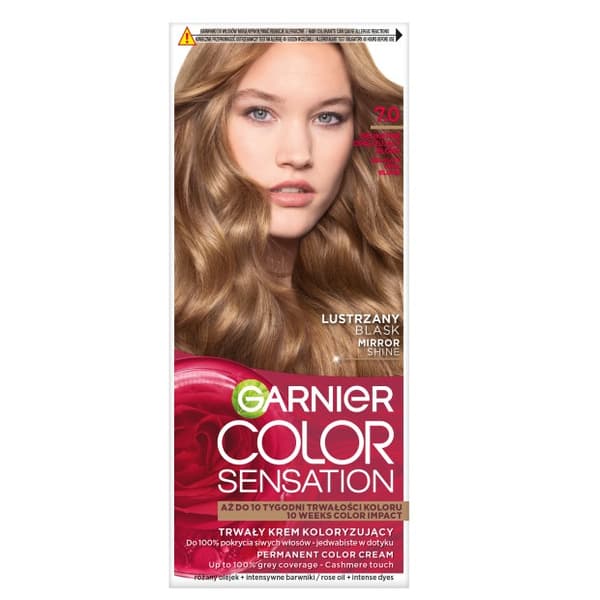 Garnier Color Sensation Hårfarve Creme 7.0 Let Iriserende Blond