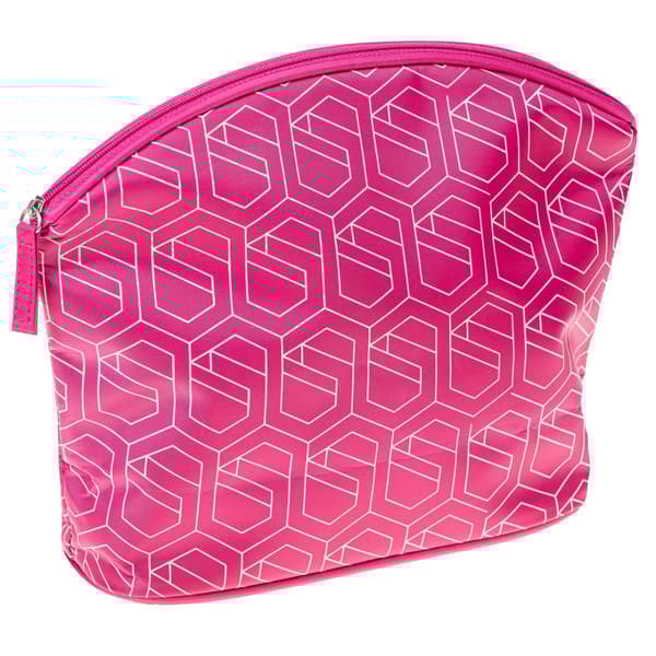 Inter Vion Geometric Laajennettava Kosmetiikkalaukku Magenta