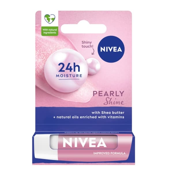 Nivea Vårdande Läppbalsam Pearly Shine, 4.8g