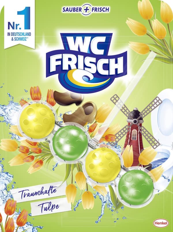 WC Frisch Teho Aktiivinen WC-raikastin Tulppaani, 50g