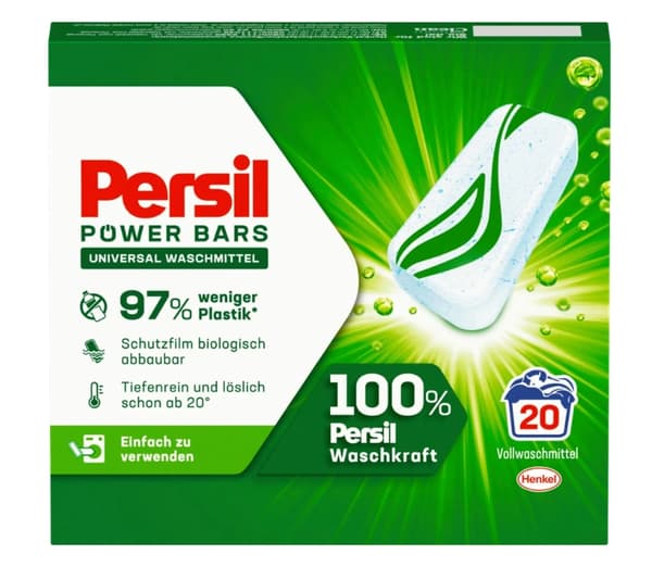 Persil Power Barer Universal Vaskekapsler, 590 g