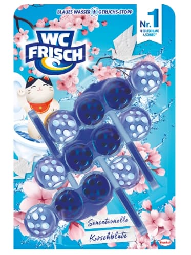 WC Frisch Toalettblock Körsbärsblomma, 3 x 50 g