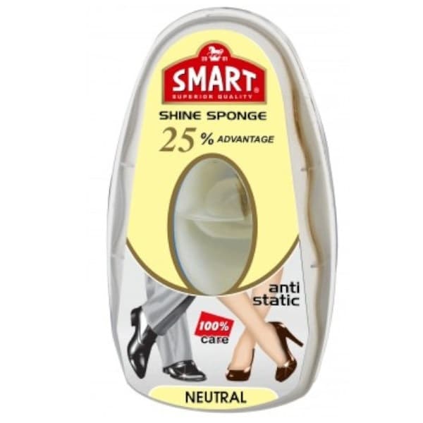 Transparent Sko Glans Svamp, 8ml
