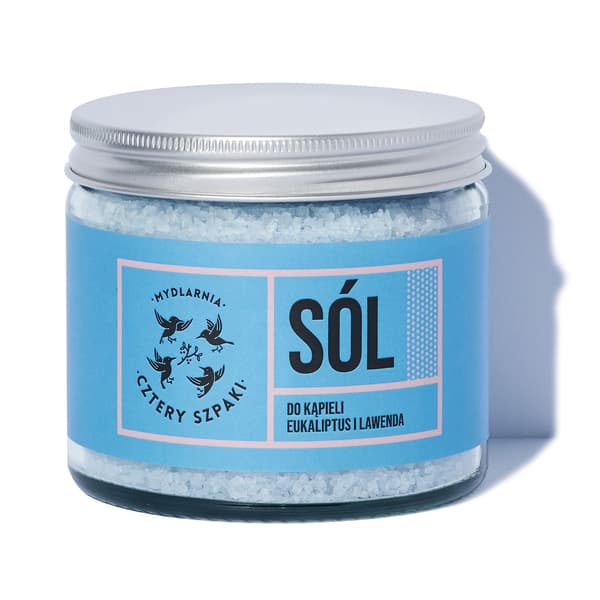 Mydlarnia Cztery Szpaki Bad Salt Eucalyptus och Lavendel, 320g