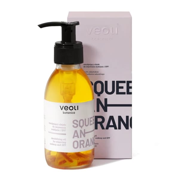 Veoli Botanica Emulgerande Rengöringsolja för Makeup och Solskydd, 132.7g