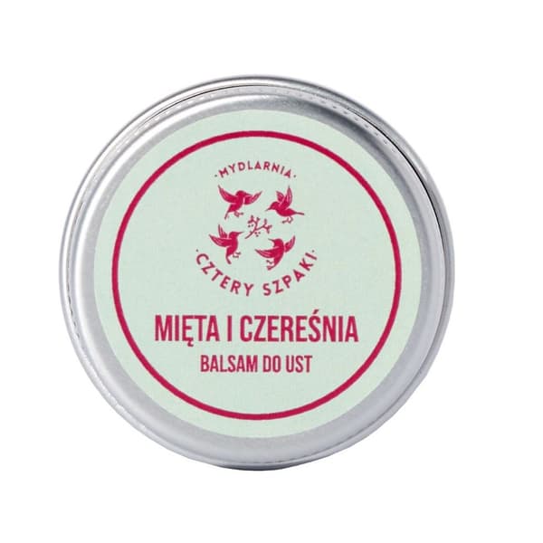 Fire Sæber Apotek Læbepomade med Mynte og Kirsebær, 15ml