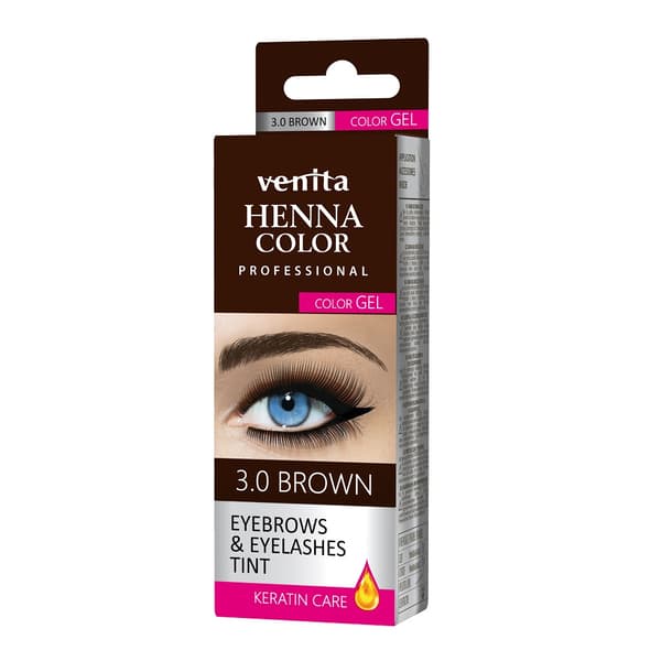 Venita Gelögonbryns- och Fransfärg 3.0 Brun
