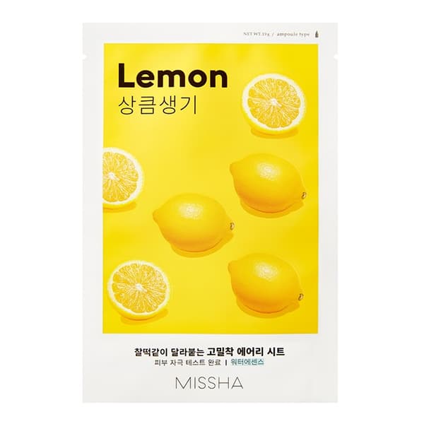 Missha Upplysande Ansiktsmask med Citrusextrakt, Citron, 19ml