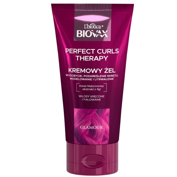 Biovax Glamour Perfekte Krølleterapi Fugtighedsgivende stylingsgel til bølger og krøller, 150ml