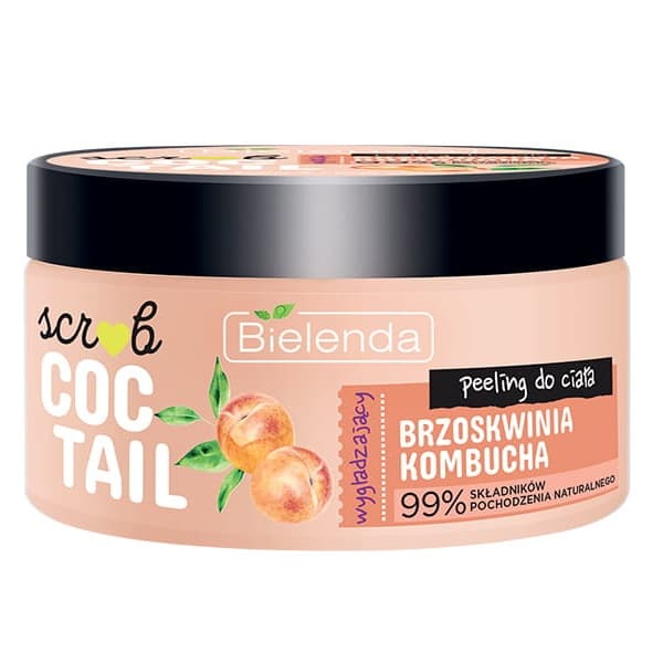 Bielenda Kroppsskrubb Cocktail persika & Kombucha, 350g