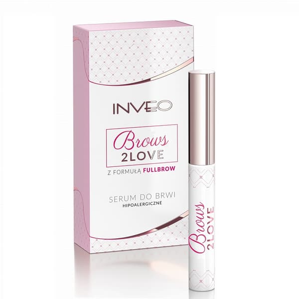 Inveo Brows 2 Love Hypoallergeniskt ögonbrynsserum för hårväxtstimulering, 3,5 ml