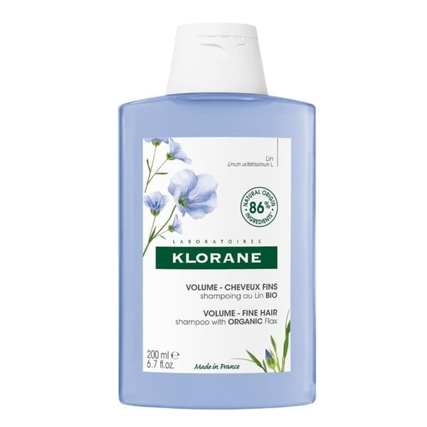 Klorane Volymschampo med Linfröextrakt, 200 ml