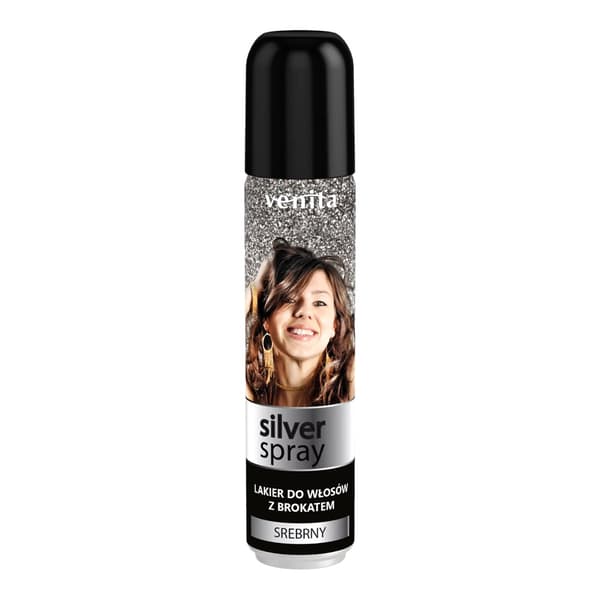 Hårgele med silverglitter, 75ml