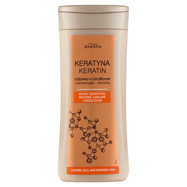 Joanna Keratin Hårmaske - Genopbyggende for Mat og Beskadiget Hår (200g)