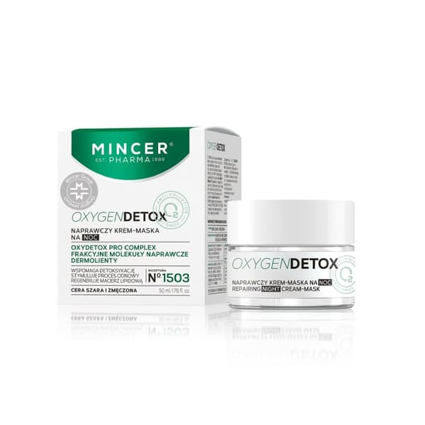 Mincer Pharma Syre Detox Reparerande Nattkräm-mask No.1503, 50ml