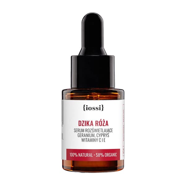 Iossi Vild Rose Opstrammende Serum med Geranium, C- og E-vitaminer - 10ml