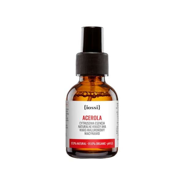 Iossi Acerola Citron Essence med naturliga AHA-syror & hyaluronsyra, 50ml