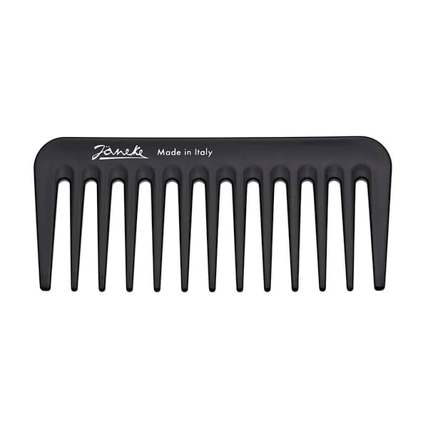 Janeke Mini SuperComb Liten svart hårkam för uppsköljning