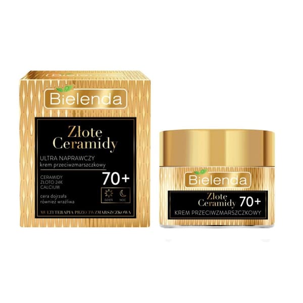 Bielenda Gyldne Ceramider Ultra Reparerende Anti-rynke Creme 70+, 50 ml