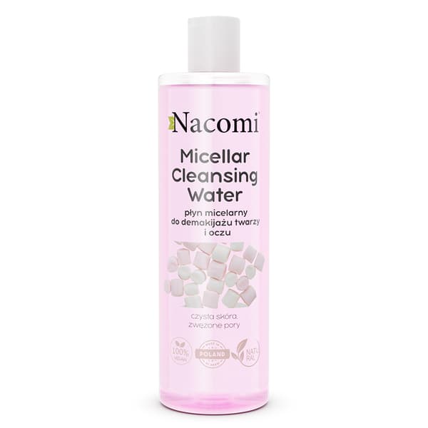Nacomi Opstrammende Micellar Renselotion til ansigt og øjne, 400ml
