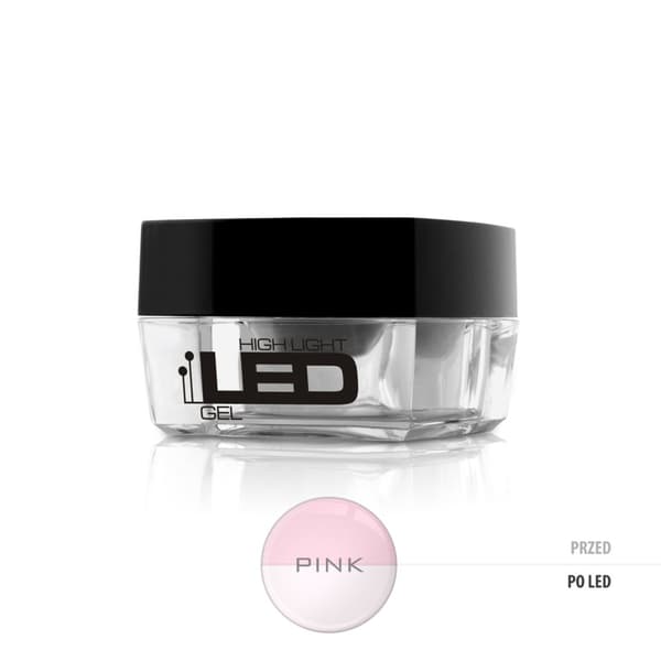Silcare High Light Led Gel - Professionellt Rosa Nagelgel