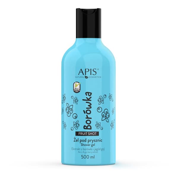 Apis Frukt Shot Duschgel Blåbär, 500ml
