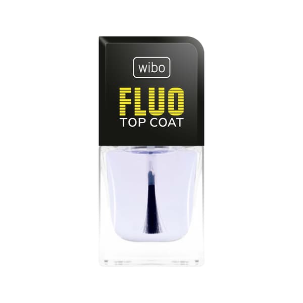 Wibo Fluo Top Coat - Transparent överlack för naglar - 8,5 ml