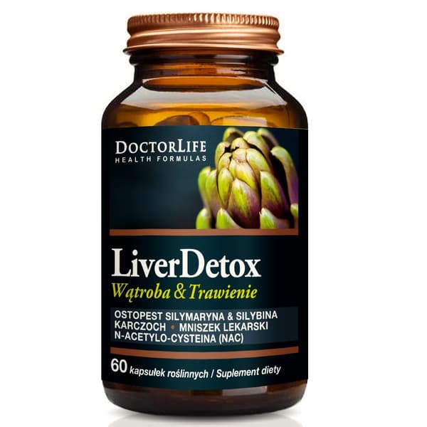 Hepatisk Detox Kapslar för Levern, 60 stycken