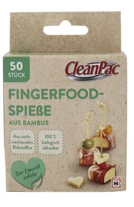 RenPac, Bambu Grillspettspinnar 7cm, 50-pack